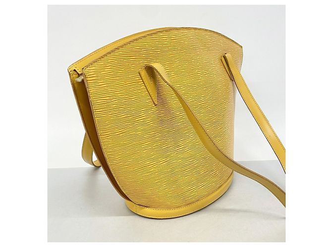 Borsa a Spalla Louis Vuitton Epi Saint Jacques Giallo - vista 2