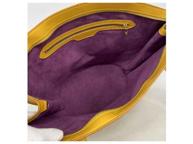Borsa a Spalla Louis Vuitton Epi Saint Jacques Giallo - vista 4