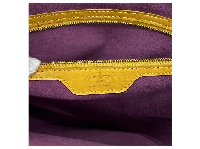 Borsa a Spalla Louis Vuitton Epi Saint Jacques Giallo - vista 5