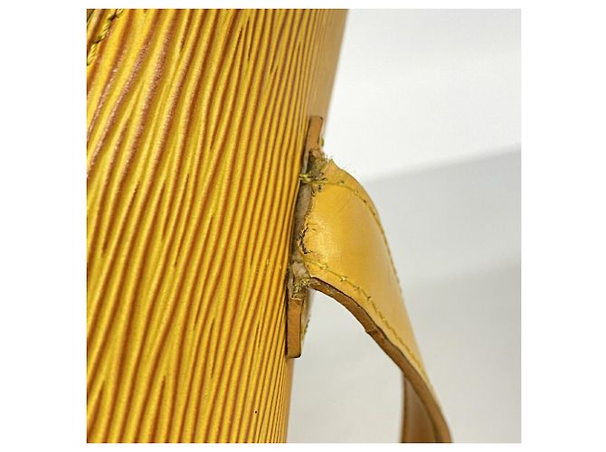 Borsa a Spalla Louis Vuitton Epi Saint Jacques Giallo - vista 7