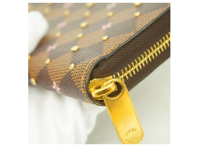 Cartera Zippy Damier Studded Louis Vuitton Rosa Damier ebene - vista 6