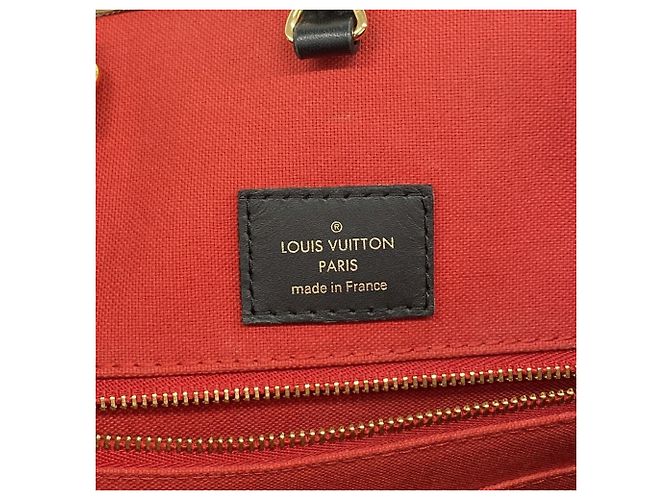 Borsa Tote Louis Vuitton Monogram Giant Reverse OnTheGo MM Marrone - vista 5