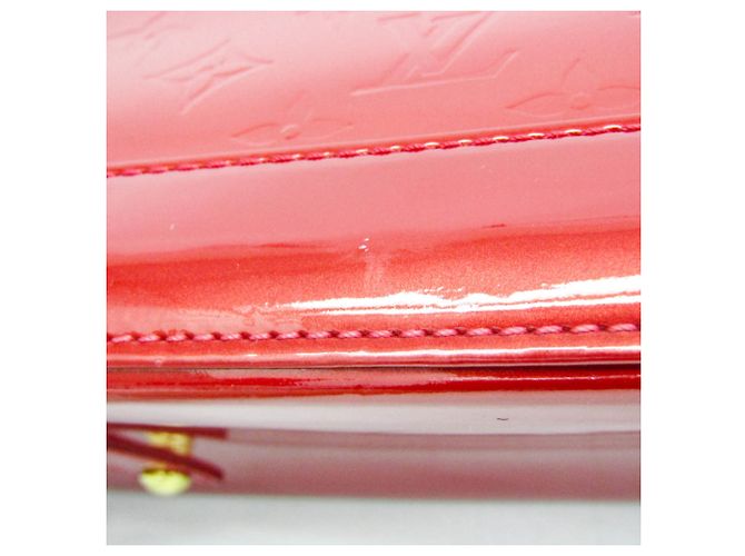 Borsa Louis Vuitton Monogram Vernis Alma GM Rosso - vista 10