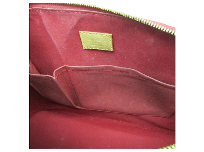Borsa Louis Vuitton Monogram Vernis Alma GM Rosso - vista 15