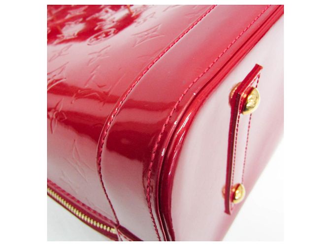 Borsa Louis Vuitton Monogram Vernis Alma GM Rosso - vista 6