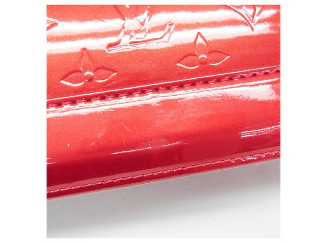 Borsa Louis Vuitton Monogram Vernis Alma GM Rosso - vista 9