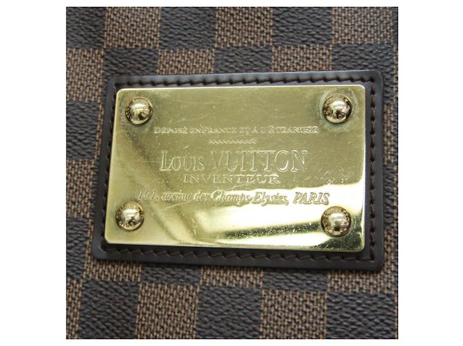 Borsa a Spalla Louis Vuitton Damier Hampstead MM Marrone Damier ebene - vista 11