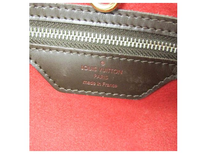 Borsa a Spalla Louis Vuitton Damier Hampstead MM Marrone Damier ebene - vista 16