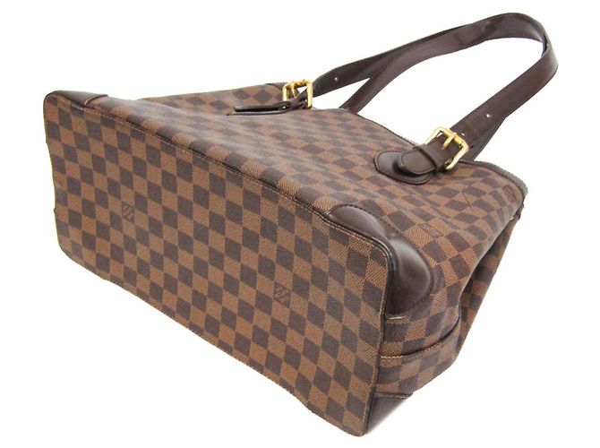 Borsa a Spalla Louis Vuitton Damier Hampstead MM Marrone Damier ebene - vista 2