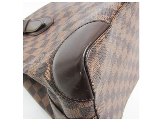 Borsa a Spalla Louis Vuitton Damier Hampstead MM Marrone Damier ebene - vista 4