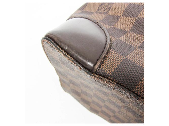 Borsa a Spalla Louis Vuitton Damier Hampstead MM Marrone Damier ebene - vista 6
