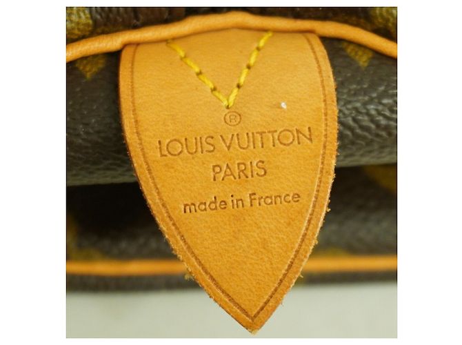 Borsa Louis Vuitton Boston Monogram Keepall 50 Marrone - vista 5