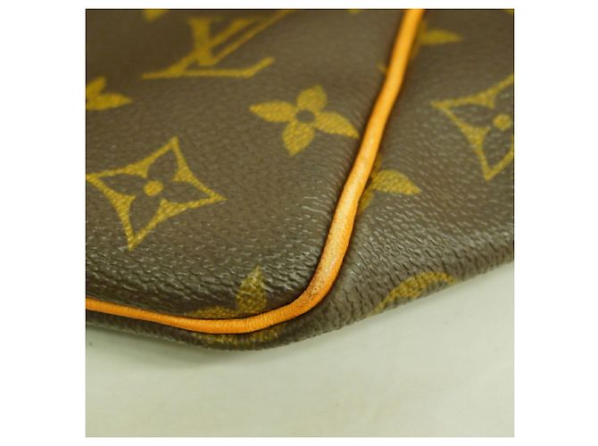 Borsa Louis Vuitton Boston Monogram Keepall 50 Marrone - vista 6