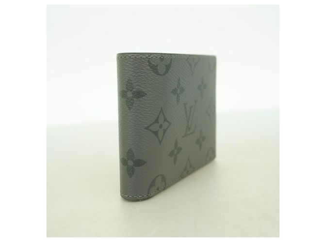 Slender Louis Vuitton Monogram Eclipse Reverse Bill Wallet Brown - view 2