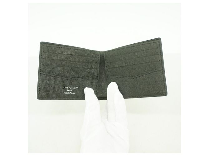 Slender Louis Vuitton Monogram Eclipse Reverse Bill Wallet Brown - view 3