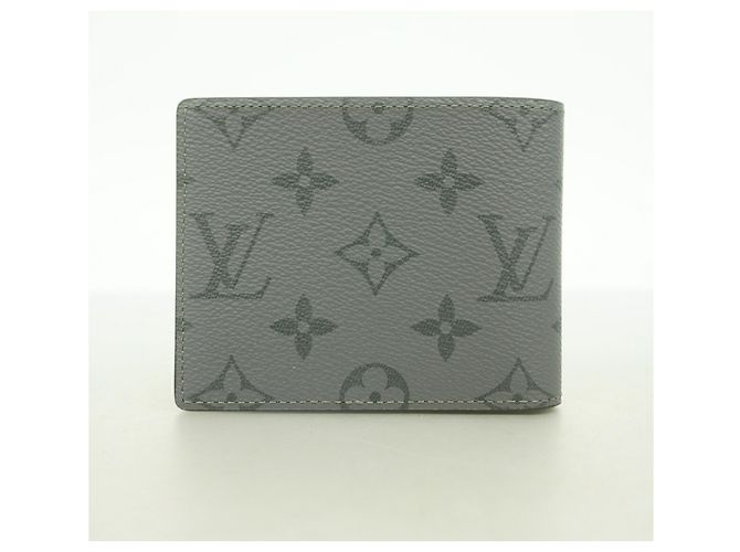 Slender Louis Vuitton Monogram Eclipse Reverse Bill Wallet Brown - view 5