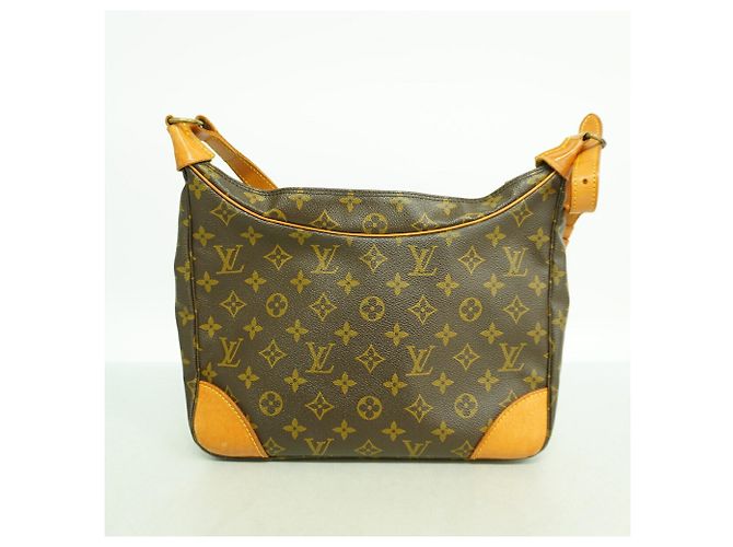 Borsa a Spalla Louis Vuitton Monogram Boulogne 30 Marrone - vista 10