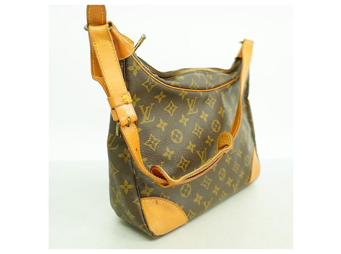 Borsa a Spalla Louis Vuitton Monogram Boulogne 30 Marrone - vista 2