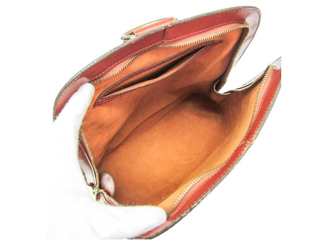 Zaino Louis Vuitton Epi Gobelin M52293 da donna Marrone - vista 3