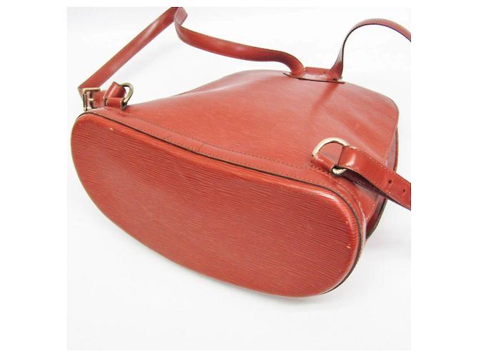 Zaino Louis Vuitton Epi Gobelin M52293 da donna Marrone - vista 4