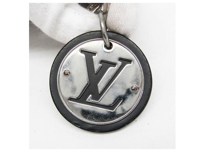 Portachiavi Louis Vuitton LV Circle M67362 Nero Argento - vista 11