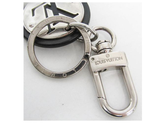 Portachiavi Louis Vuitton LV Circle M67362 Nero Argento - vista 12
