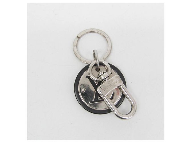 Portachiavi Louis Vuitton LV Circle M67362 Nero Argento - vista 3