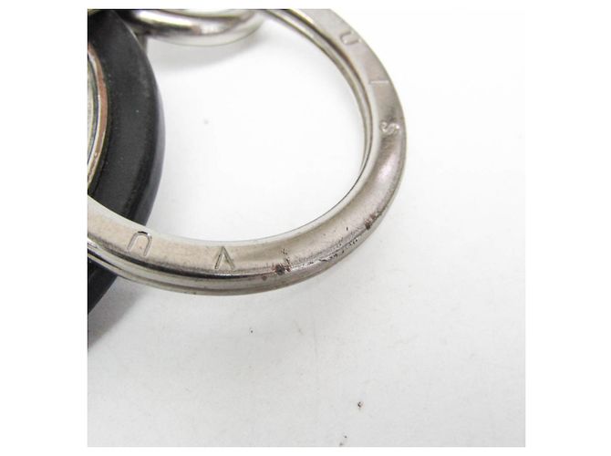 Portachiavi Louis Vuitton LV Circle M67362 Nero Argento - vista 9
