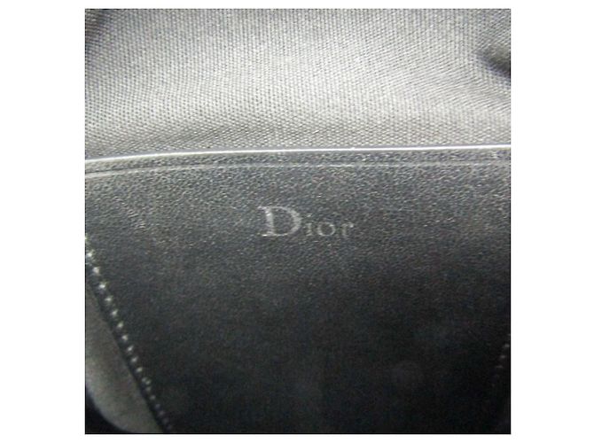 Christian Dior Pochette Small Dior Homme con moschettone Nero - vista 12