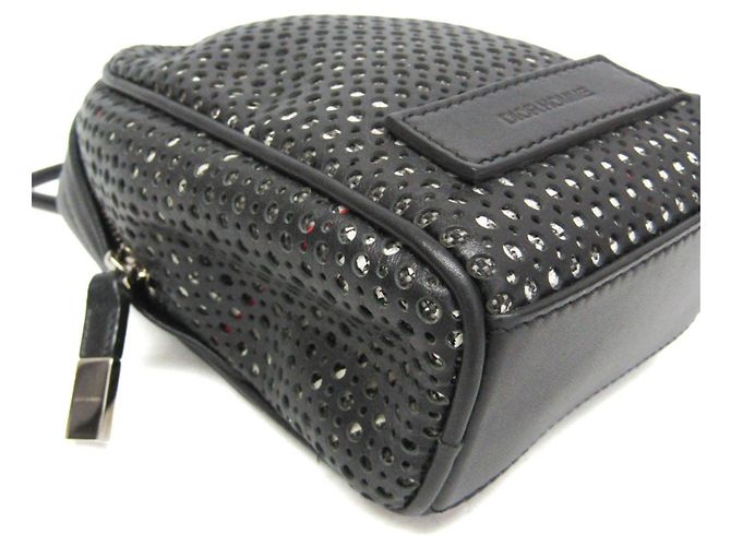 Christian Dior Pochette Small Dior Homme con moschettone Nero - vista 6
