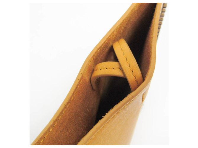 Piccola borsa a tracolla Hobo con catena Saint Laurent Giallo - vista 10