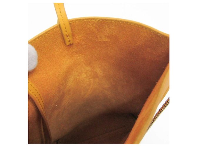 Piccola borsa a tracolla Hobo con catena Saint Laurent Giallo - vista 15