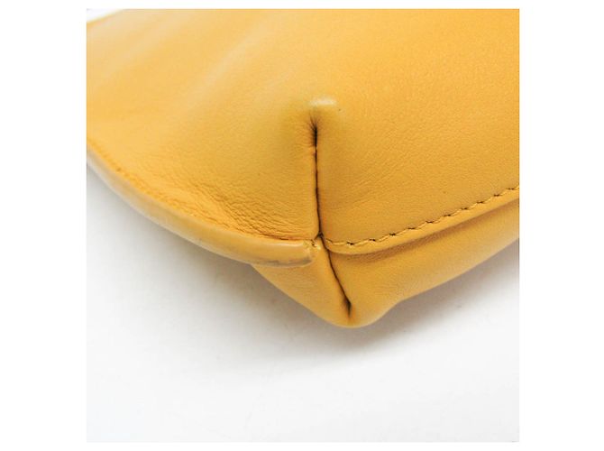 Piccola borsa a tracolla Hobo con catena Saint Laurent Giallo - vista 6