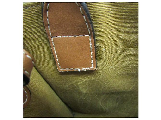 Céline Borsa Tote Mini Celine Triomphe Vertical Marrone chiaro Marrone scuro - vista 13
