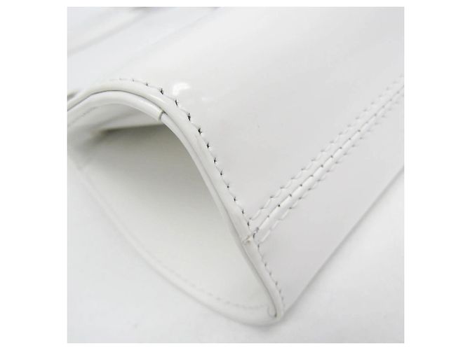 Borsa Salvatore Ferragamo Gancini Wanda Bianco - vista 5