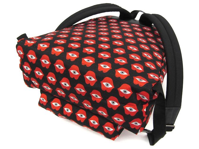 Céline Zaino Celine TELEPATHIC LOVE PRINT Nero Rosso - vista 4