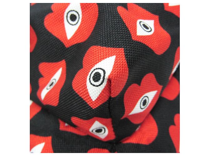 Céline Zaino Celine TELEPATHIC LOVE PRINT Nero Rosso - vista 7
