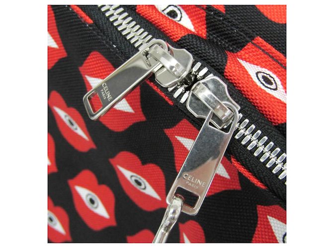 Céline Zaino Celine TELEPATHIC LOVE PRINT Nero Rosso - vista 9