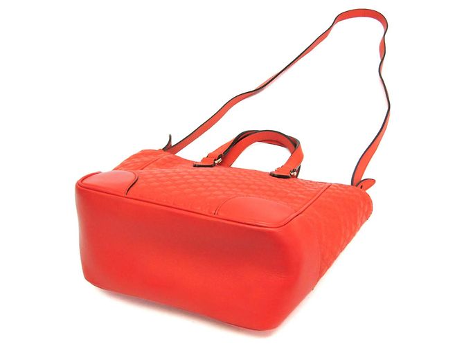 Borsa a mano/Borsa a tracolla in pelle MicroGuccissima arancione Gucci - vista 2
