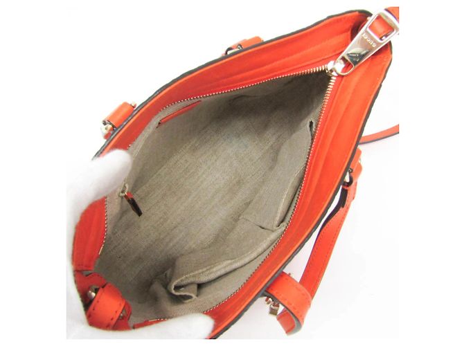 Borsa a mano/Borsa a tracolla in pelle MicroGuccissima arancione Gucci - vista 3