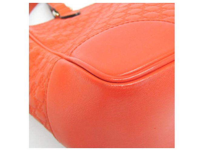 Borsa a mano/Borsa a tracolla in pelle MicroGuccissima arancione Gucci - vista 4