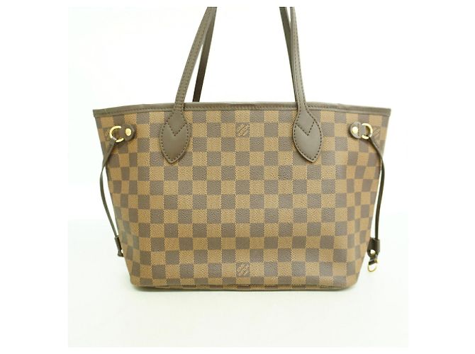 Borsa Tote Louis Vuitton Damier Neverfull PM N51109 Ebene Damier ebene - vista 12