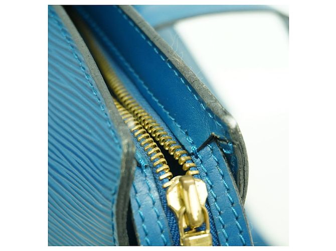 Borsa a Spalla Louis Vuitton Epi Saint Jacques Blu - vista 10