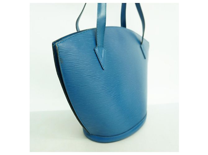 Borsa a Spalla Louis Vuitton Epi Saint Jacques Blu - vista 2