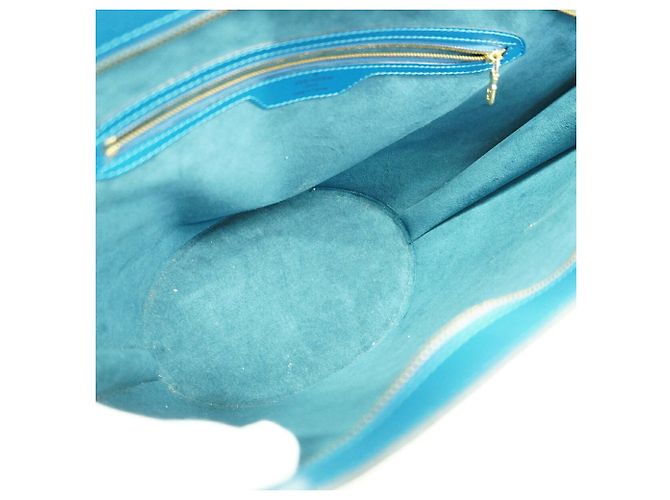 Borsa a Spalla Louis Vuitton Epi Saint Jacques Blu - vista 4