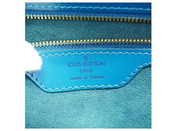 Borsa a Spalla Louis Vuitton Epi Saint Jacques Blu - vista 5