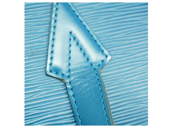 Borsa a Spalla Louis Vuitton Epi Saint Jacques Blu - vista 9