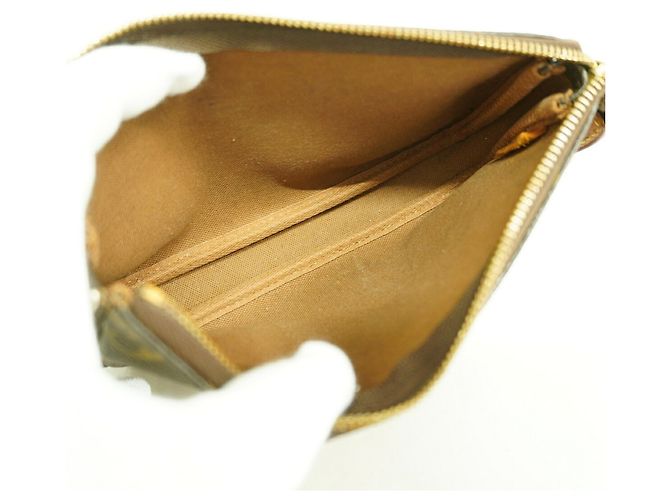 Louis Vuitton Monogram Mini Pochette Accessoires M58009 Marrone - vista 4