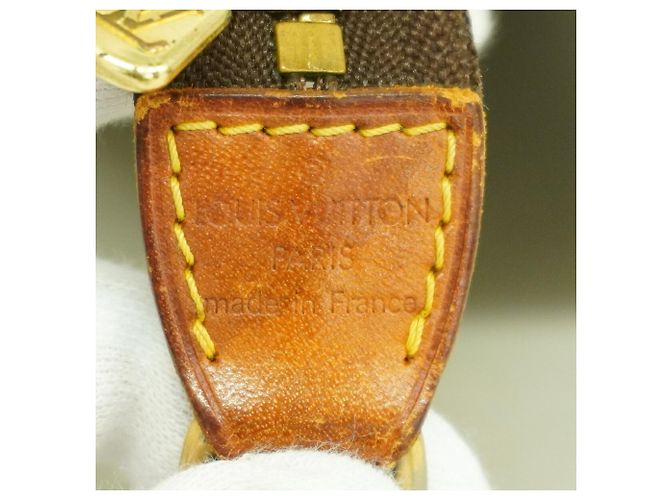 Louis Vuitton Monogram Mini Pochette Accessoires M58009 Marrone - vista 5