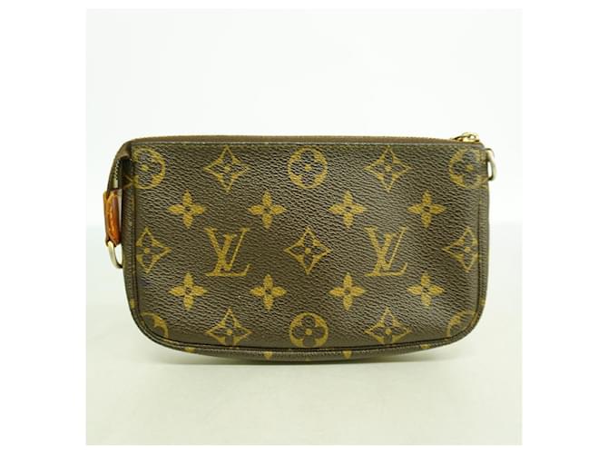 Louis Vuitton Monogram Mini Pochette Accessoires M58009 Marrone - vista 9